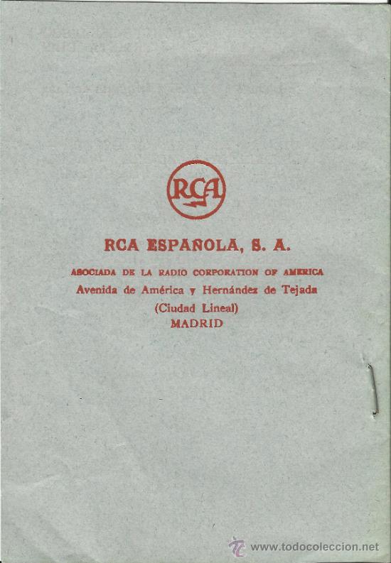 Cat&aacute;logos de m&uacute;sica: CATALOGO DISCOS RCA, ABRIL 1958 - Foto 4