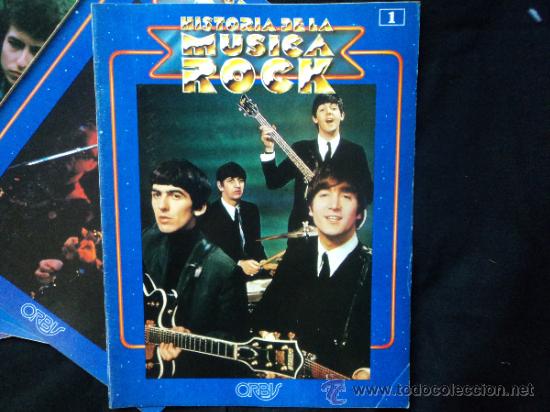 Cat&aacute;logos de M&uacute;sica: 8 Fasciculos Historia de la Musica Rock, Edicion de 1981 de Espa&ntilde;a