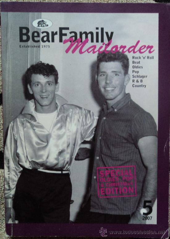 Cat&aacute;logos de M&uacute;sica: Catalogo Bear Family Mailorder, Edicion de 2007 de Alemania, 288 Paginas