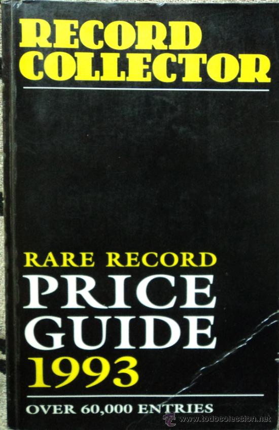 Cat&aacute;logos de M&uacute;sica: Catalogo Record Collector, Rare Records-Price Guide, Edicion de 1993 de England, 960 Paginas