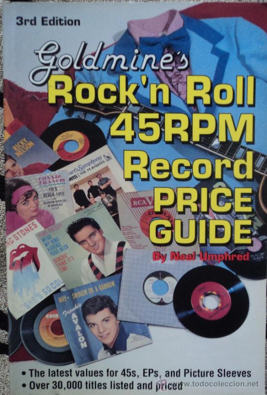 Catalogues de Musique: Catalogo Gold Mine`s Rock`n`Roll, Edicion de 1994 de Usa, 864 Paginas