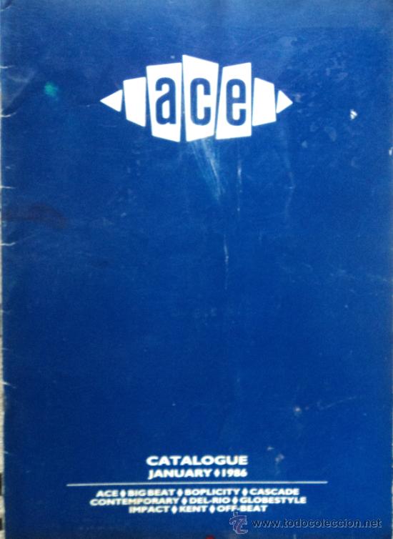 Cat&aacute;logos de M&uacute;sica: ACE Records, Edicion de 1986 de England