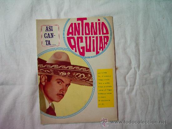 Catalogues de Musique: ASI CANTA... ANGONIO AGUILAR