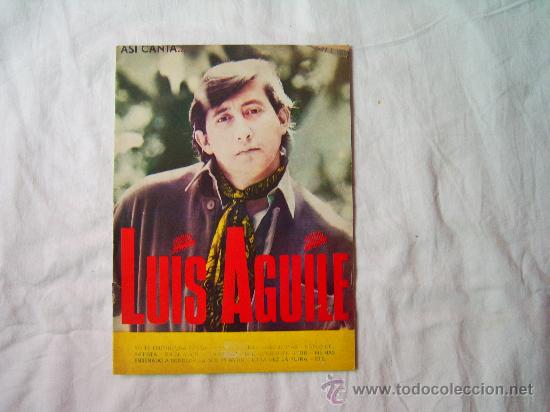 Catalogues de Musique: ASI CANTA... LUIS AGUILE