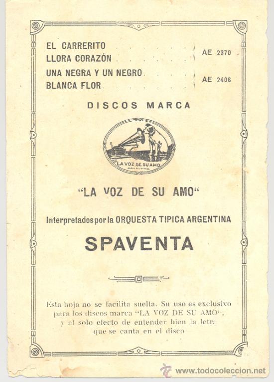 Cat&aacute;logos de m&uacute;sica: LA VOZ DE SU AMO- - Foto 1