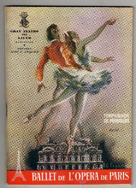 Musikkataloge: GRAN TEATRO DEL LICEO TEMPORADA DE PRIMAVERA 1954