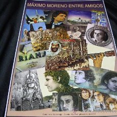 Catálogos de Música: CARTEL ORIGINAL DEL YA MITICO CONCIERTO HOMENAJE A MAXIMO MORENO EN SEVILLA