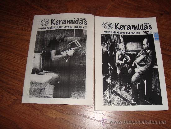 Catalogues de Musique: lote 2 catalogos de discos keramidas numeros 3 y 7