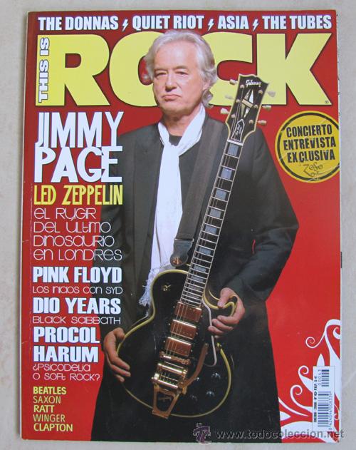 Cat&aacute;logos de M&uacute;sica: REVISTA THIS IS ROCK  43 - ENERO 2008 - JIMMY PAGE / DIO / PROCOL HARUM Y MAS