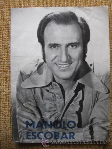 Cat&aacute;logos de m&uacute;sica: MANOLO ESCOBAR. CANCIONERO. - Foto 1