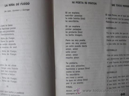 Cat&aacute;logos de m&uacute;sica: MANOLO ESCOBAR. CANCIONERO. - Foto 5