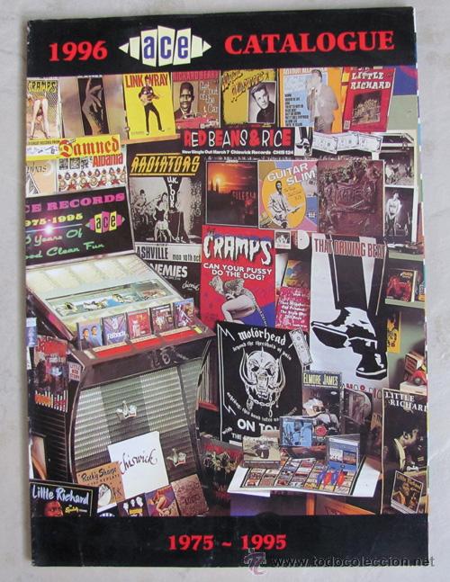 Catalogues de Musique: CATALOGO DEL SELLO ACE RECORDS DEL A&Ntilde;O 1996