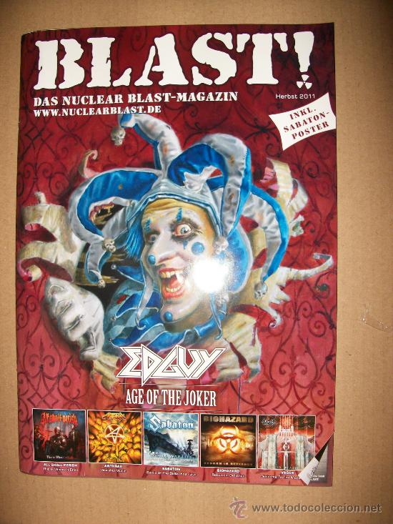 Cat&aacute;logos de M&uacute;sica: NUCLEAR BLAST MAGAZIN - CATALOGO DE MUSICA ALEMAN - OTO&Ntilde;O -  2011