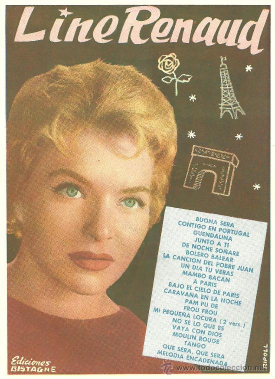 Catalogues de Musique: CANCIONERO LINE RENAUD SUS GRANDES EXITOS EN DISCOS PATHE A&Ntilde;O 1960 @ COMO NUEVO