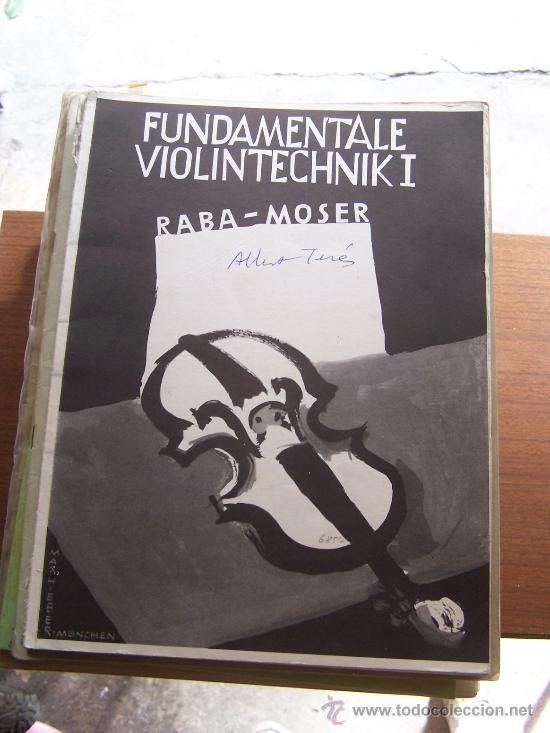 Cat&aacute;logos de m&uacute;sica: Viol&iacute;n, tres libros para ejercicios de viol&iacute;n - Foto 1