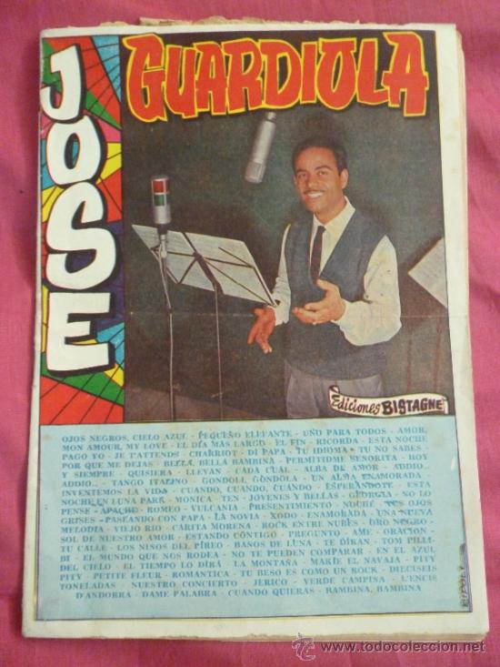 Cat&aacute;logos de m&uacute;sica: Cancionero de Jos&eacute; Guardiola - Foto 1