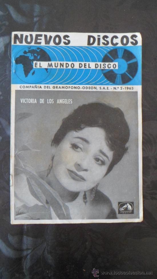 Cat&aacute;logos de M&uacute;sica: CATALOGO NUEVOS DISCOS ODEON A&Ntilde;O 1963 - Numero 2 - VICTORIA DE LOS ANGELES - EDITH PIAF - GELU ...