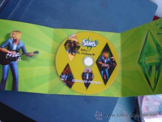 Cat&aacute;logos de m&uacute;sica: DAVID BISBAL LOS SIMS 3 DOSSIER PRENSA CD - Foto 2