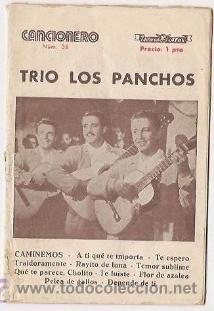 Cat&aacute;logos de m&uacute;sica: Cancionero de Los Panchos - Foto 1