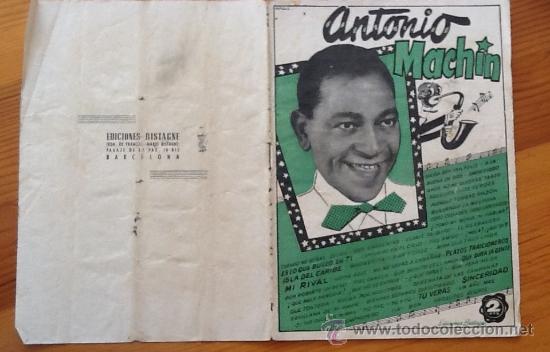 Cat&aacute;logos de m&uacute;sica: ANTONIO MACHIN, EDICIONES BISTAGNE - Foto 1