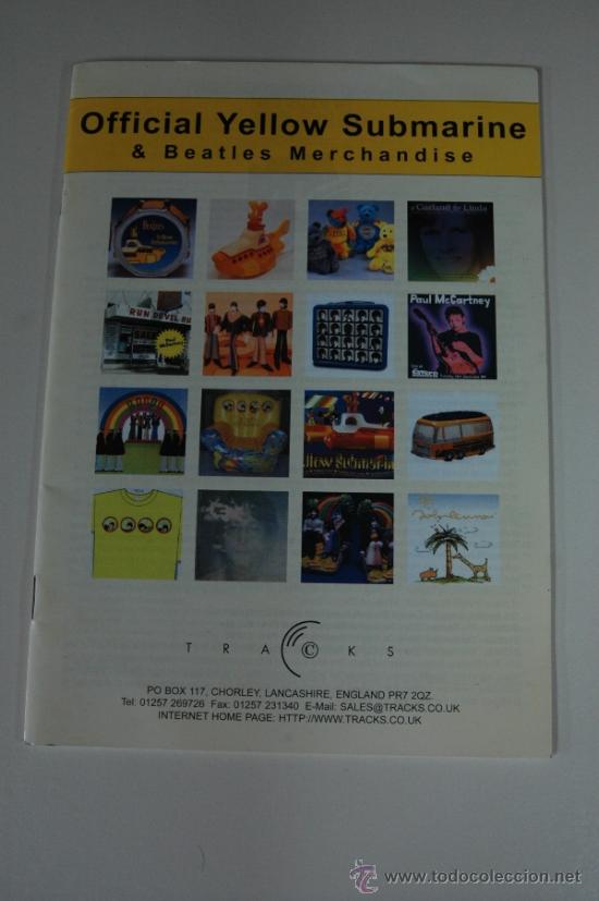Cat&aacute;logos de M&uacute;sica: revista catalogo official yellow submarine & beatles merchandise - the beatles - lennon