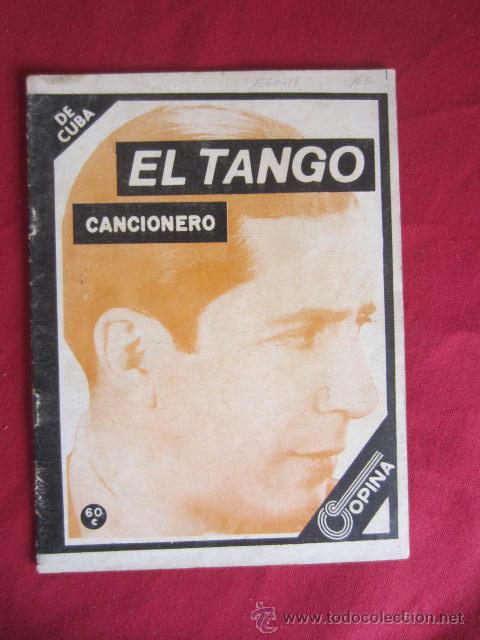 Cat&aacute;logos de m&uacute;sica: EL TANGO - CANCIONERO - Foto 1