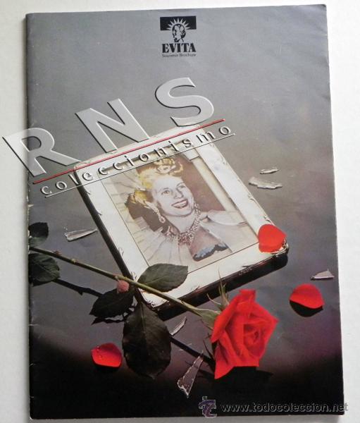 Cat&aacute;logos de M&uacute;sica: EVITA - MUSICAL - FOLLETO LIBRETO MUY ILUSTRADO 30 P&Aacute;G A&Ntilde;O 1980 LONDRES EN INGL&Eacute;S - M&Uacute;SICA EVA PER&Oacute;N