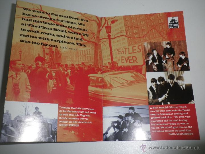 Cat&aacute;logos de m&uacute;sica: The Beatles - The first U.S. visit - Librito - Foto 4