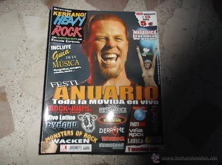 Cat&aacute;logos de M&uacute;sica: kerrang heavy rock, especial, n&ordm; 2, festivales anuario toda la movida en vivo