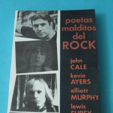 Catálogos de Música: POETAS MALDITOS DEL ROCK. JOHN CALE - KEVIN AYERS - ELLIOT MURPHY - LEWIS FUREY. CANCIONES. Lote 41009836