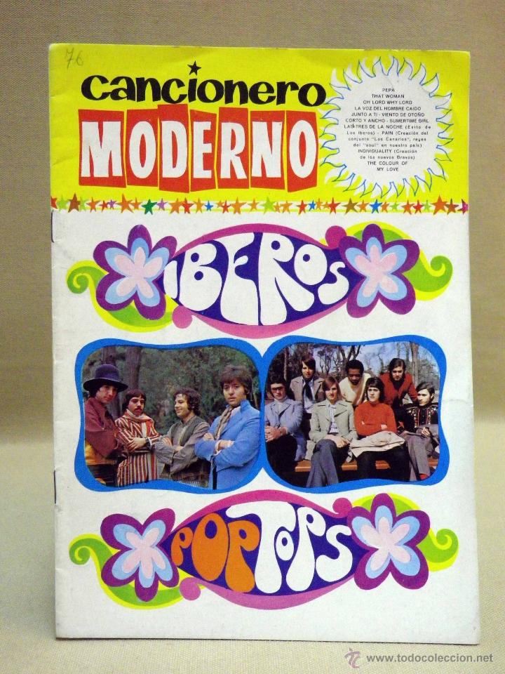 Cat&aacute;logos de M&uacute;sica: CANCIONERO MODERNO, N&ordm; 76, LOS IBEROS, 1965, EDICIONES ESTE