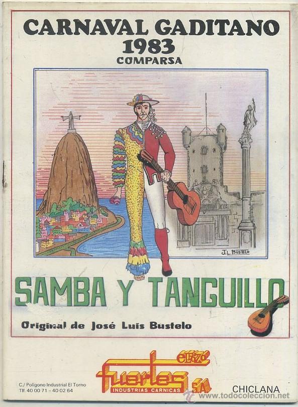 Catalogues de Musique: CARNAVAL GADITANO 1983 . COMPARSA SAMBA Y TANGUILLO A-C-0011,4