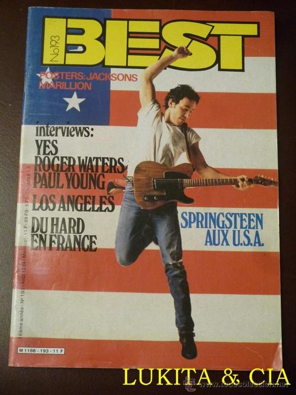 Cat&aacute;logos de M&uacute;sica: BEST N&ordm; 193 - AGOSTO 1984 - SPRINGSTEEN AUX U.S.A.