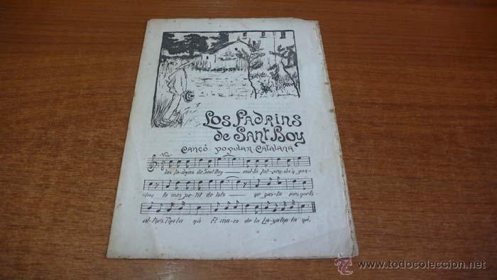 Catalogues de Musique: CAN&Ccedil;ONS POPULARS CATALANES APLEGADES PER AURELI CAPMANY. CAN&Ccedil;&Oacute; XXX. LOS FADRINS DE SANT BOY.