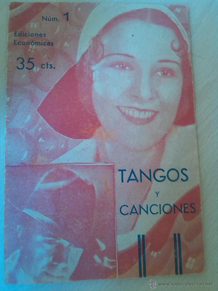 Catalogues de Musique: librito cancionero tangos y canciones n&ordm;1