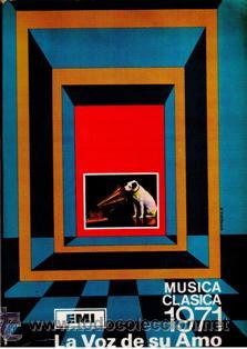 Cat&aacute;logos de M&uacute;sica: M&uacute;sica Cl&aacute;sica 1971. La Voz de su amo. EMI