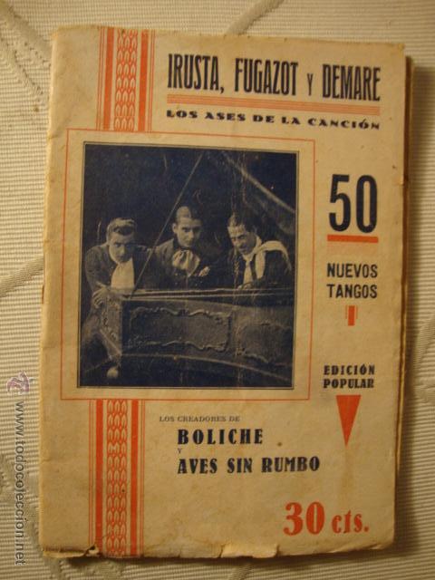 Catalogues de Musique: ANTIGUO LIBRETO LOS ASES DE LA CANCION ORIGINAL A&Ntilde;OS 20