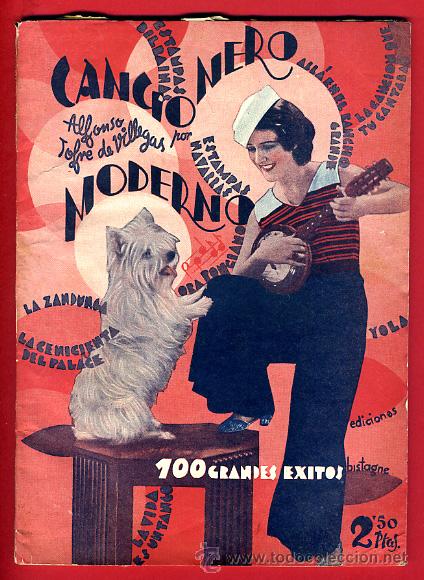 Catalogues de Musique: REVISTA CANCIONERO MODERNO , 100 GRANDES EXITOS , ,ORIGINAL ,BO