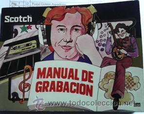 Manual de Grabaci&oacute;n, Scoth