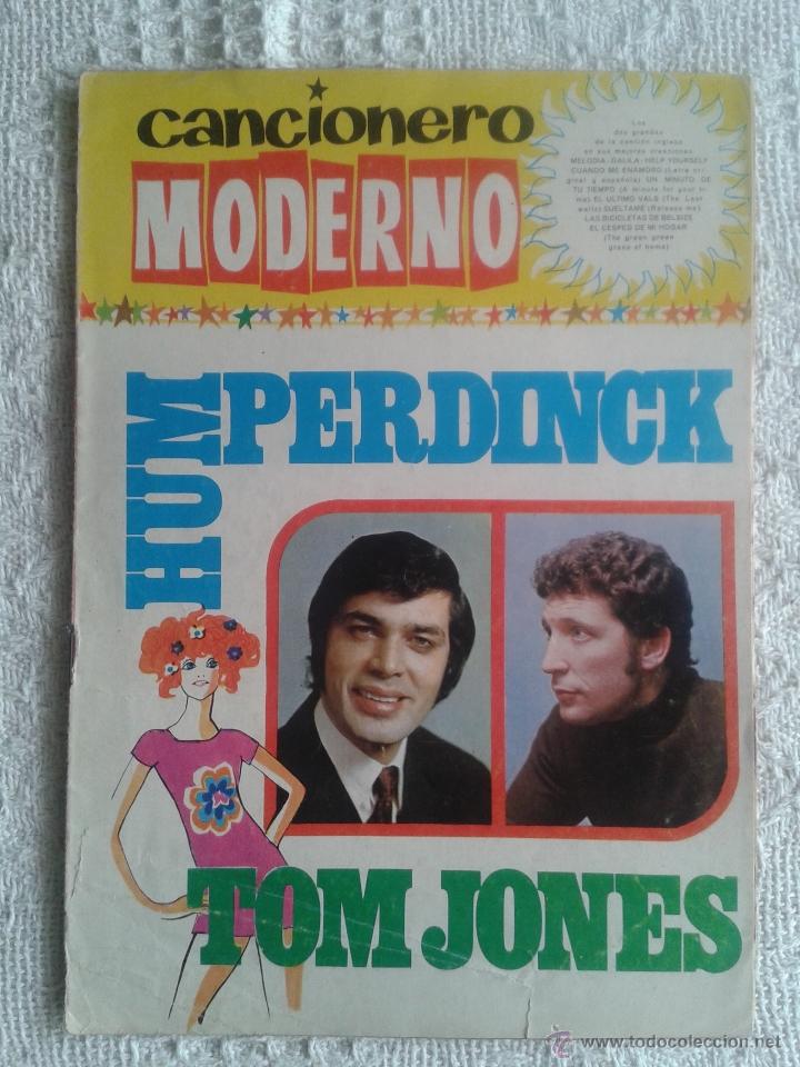 Cat&aacute;logos de M&uacute;sica: CANCIONERO MODERNO HUM PERDINCK Y TOM JONES.