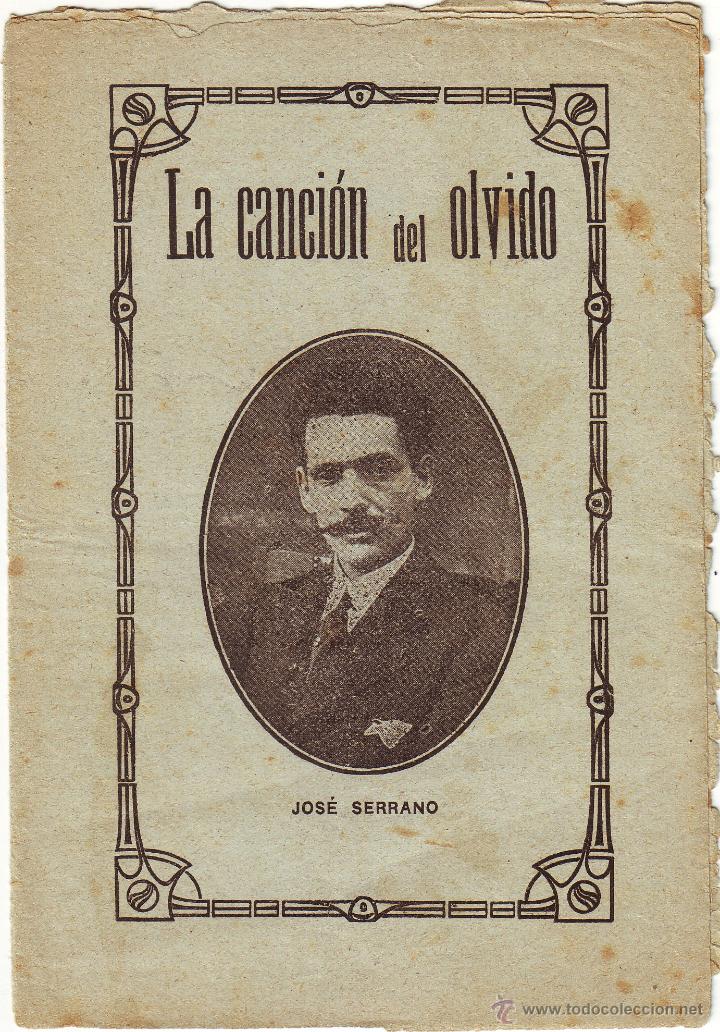 Catalogues de Musique: CANCIONERO Y OBRA DE TEATRO LA CANCI&Oacute;N DEL OLVIDO