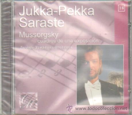 Cat&aacute;logos de M&uacute;sica: COL. LA MEJOR M&Uacute;SICA DEL MUNDO. N&ordm;18. JUKKA-PEKKA SARASTE. MUSSORGSKY.  CD-CLASICA-434