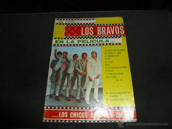 Catalogues de Musique: ASI CANTA... LOS BRAVOS EN LA PELICULA LOS CHICOS CON LAS CHICAS