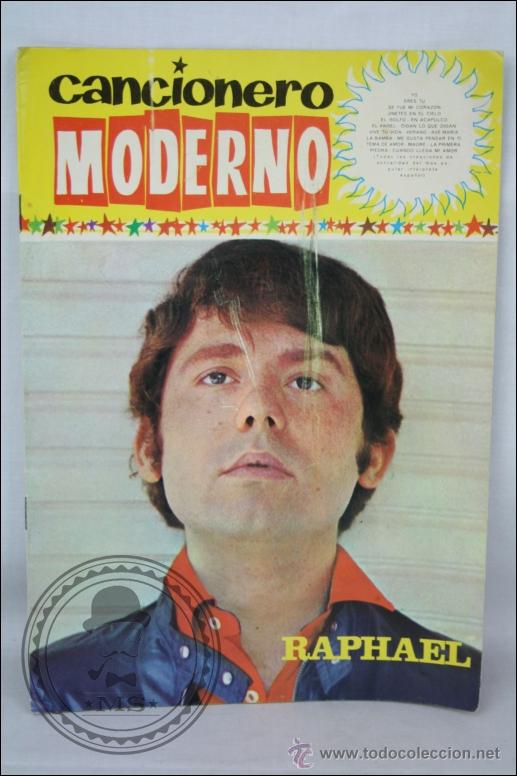 Catalogues de Musique: Cancionero Moderno. Raphael - Ediciones Este - 1965