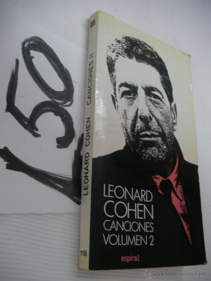 Cat&aacute;logos de m&uacute;sica: ANTIGUO LIBRO DE CANCIONES DE LEONARD COHEN - Foto 1