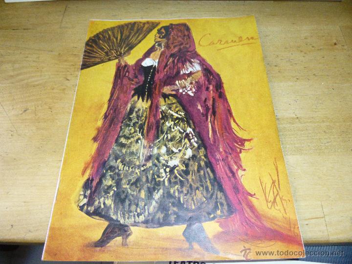 Cat&aacute;logos de M&uacute;sica: CARMEN DE BIZET, PROGRAMA DE LA OPERA EN LA PLAZA MAYOR DE MADRID, A&Ntilde;O 1962