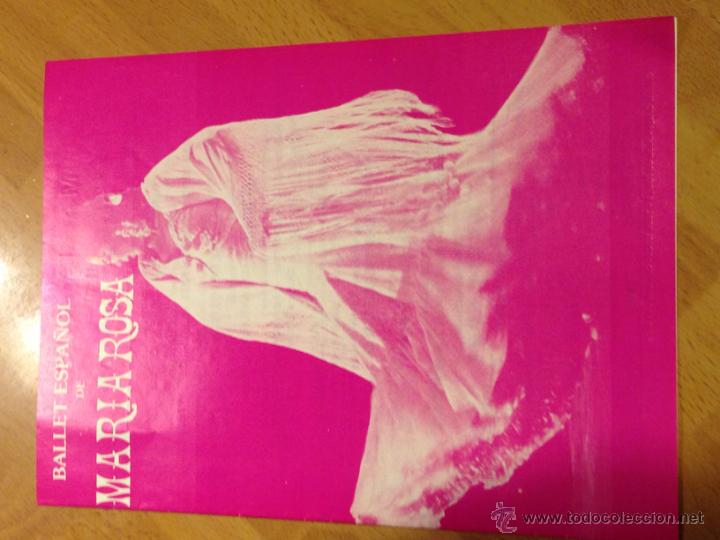 Cat&aacute;logos de M&uacute;sica: Programa ballet espa&ntilde;ol Mar&iacute;a rosa.teatro Olympia valencia