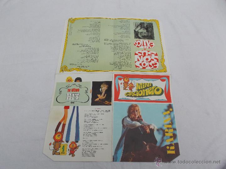 Catalogues de Musique: MINI CANCIONERO KARINA. A&Ntilde;O 1969. P&Oacute;STER 27CM X 27CM