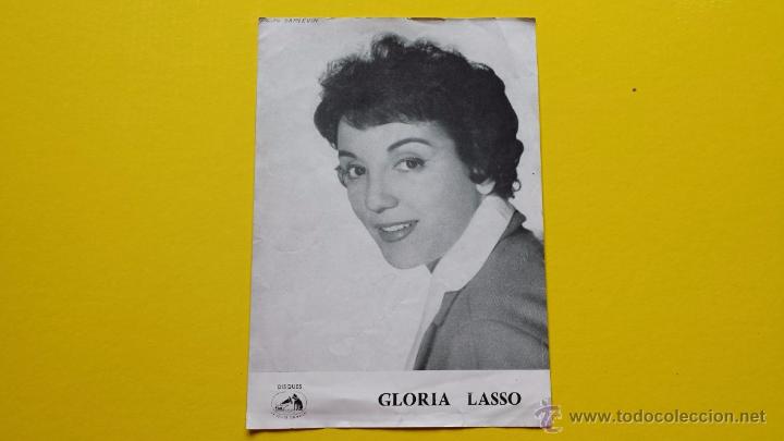 Cat&aacute;logos de M&uacute;sica: Gloria Lasso, folleto la voz de su amo.a&ntilde;os 60