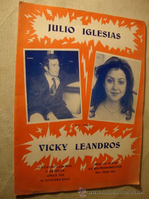 Cat&aacute;logos de m&uacute;sica: ANTIGUO CANCIONERO 1972 EDICIONES MARAZUL JULIO IGLESIAS MI PEQUE&Ntilde;O MUNDO VIKY LEANDROS